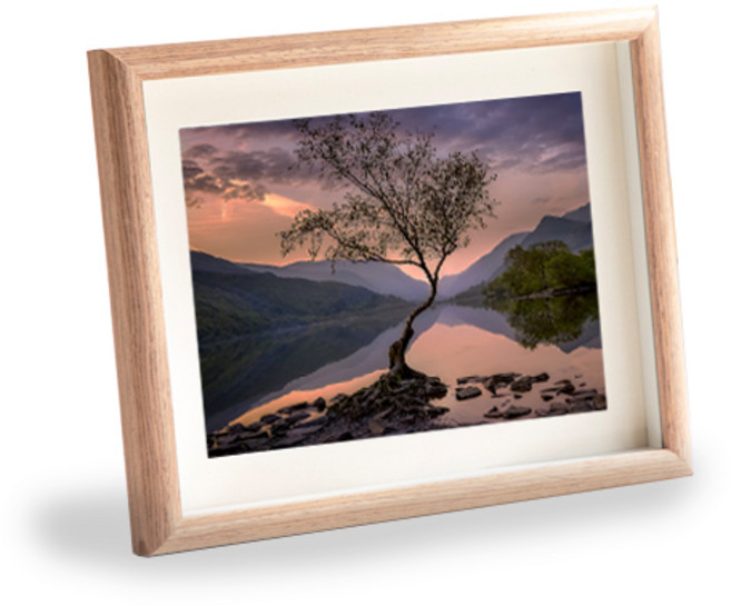 애플민트 그 시간이 담겨있는 사각액자, 네추럴 우드, 1개