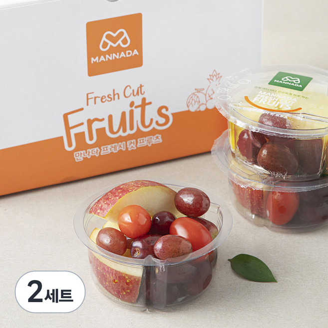 만나다 프레시 믹스 파인애플 포도 토마토 3p + 사과 포도 토마토 3p, 150g, 6개입, 2세트