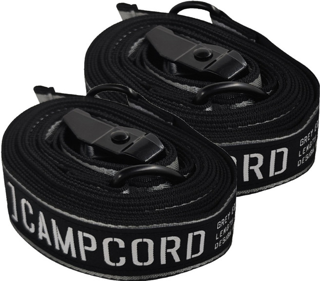 Bell's Camping 貝爾 CAMPCORD 戰術營繩 2條, 灰色
