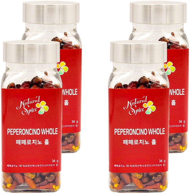 내츄럴스파이스 페페로치노 홀, 34g, 4개