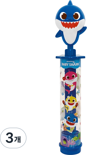 pinkfong 碰碰狐 鯊魚寶寶棒狀沐浴水槍, 隨機出貨
