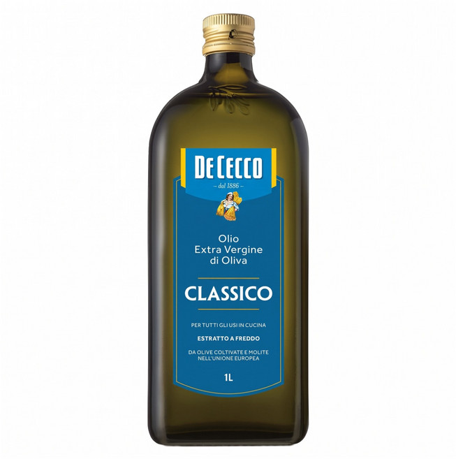 DE CECCO 得科 特級初榨橄欖油, 1L, 1瓶