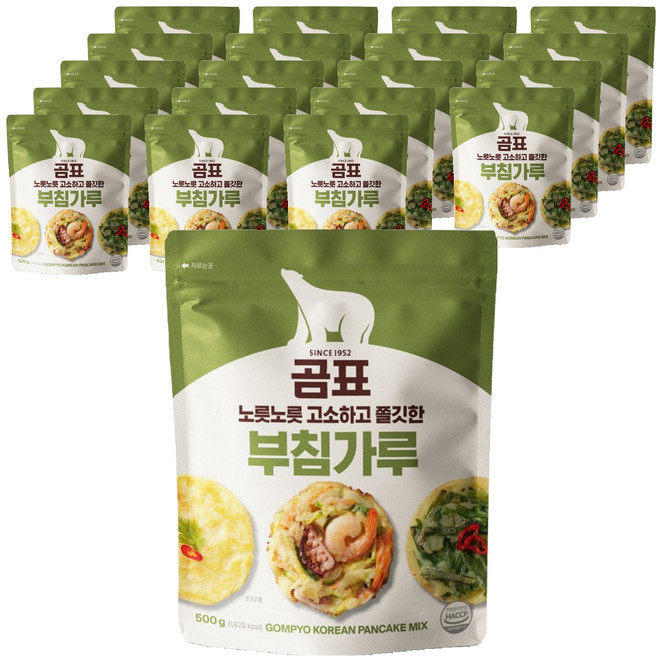 곰표 부침가루, 500g, 20개