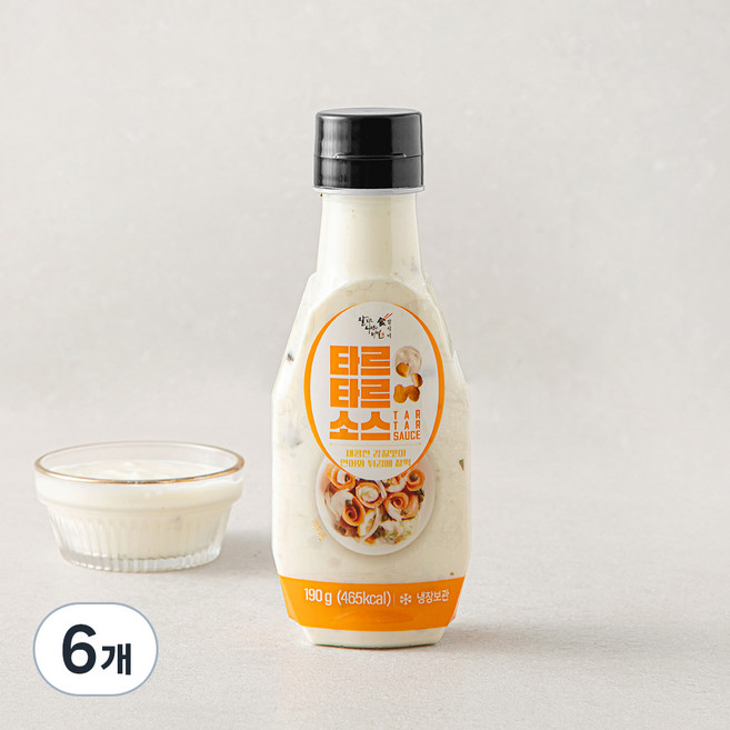 잘식비 타르타르 소스, 190g, 6개