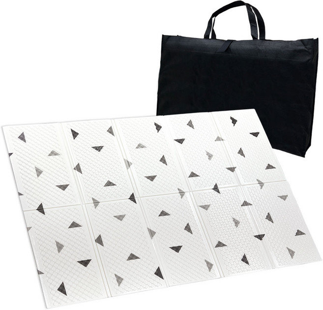 알뜨리 접이식 캠핑 매트 + 전용보관가방, 모던그레이