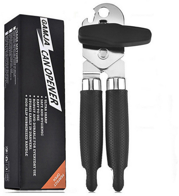 GAMJA 고급 돌려따는 스핀 캔 오프너, 혼합색상, 1개