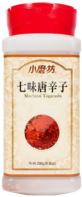 小磨坊 七味唐辛子, 250g, 1瓶