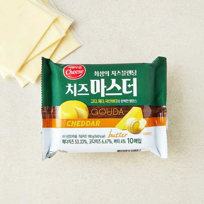 서울우유치즈 치즈마스터, 18g, 10개입, 1개