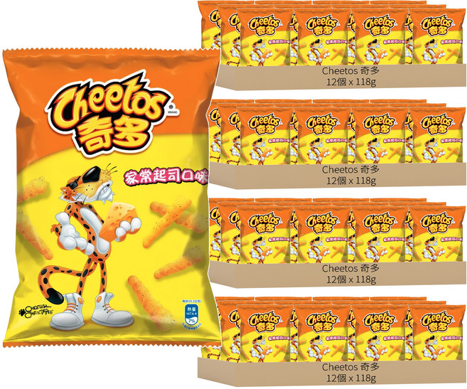Cheetos 奇多 家常起司口味玉米棒, 118g, 48個