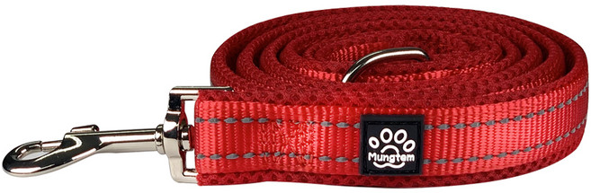 멍템 메쉬 리드줄, 레드, 1개