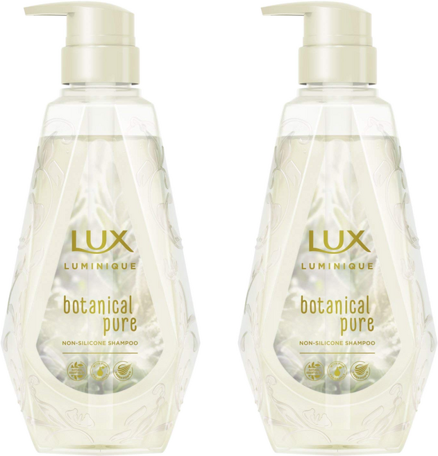 LUX 麗仕 LUMINIQUE 璐咪可 SPA精油無矽靈洗髮精 草本亮澤, 450g, 2瓶