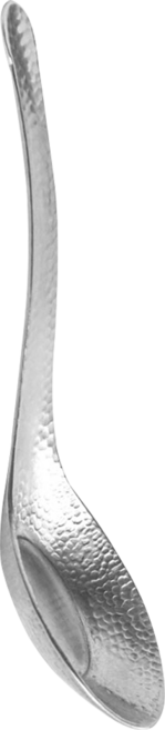 SALUS 佐藤金屬 304不鏽鋼鎚目中式湯匙 中(14.1 x 3.7 x 3.5cm), 1個, 中