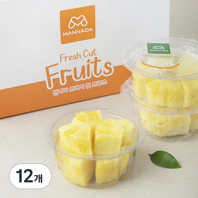 만나 프레시 파인애플, 150g, 6개입, 2개 - 쿠팡