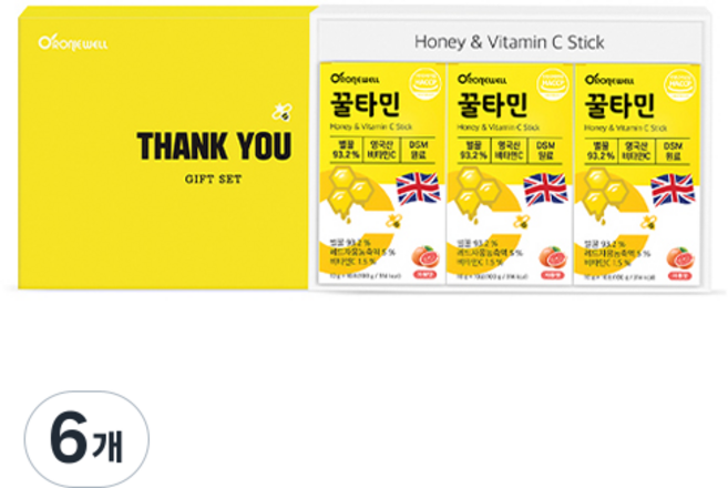 로니웰 꿀타민 10p + 쇼핑백, 6개, 100g