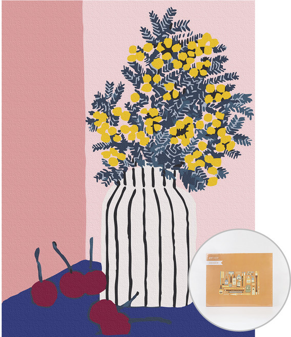 아트조이 DIY 명화그리기 30 x 40 cm, 미모사 체리, 1개