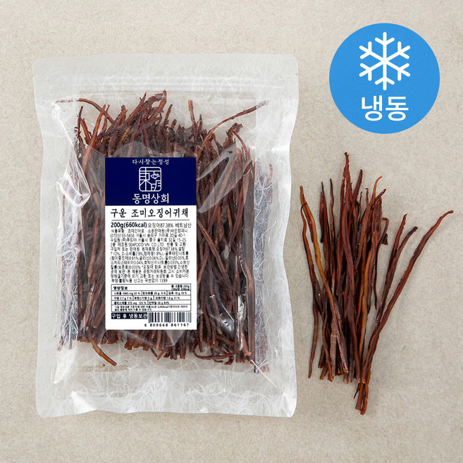 동명상회 구운 조미오징어 귀채 (냉동), 200g, 1개