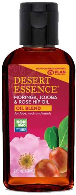 데저트에센스 모링가 호호바 & 로즈힙 오일, 1개, 60ml - 쿠팡
