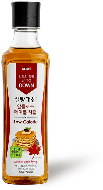 설탕대신 알룰로스 메이플 시럽, 525g, 1개