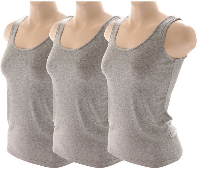 글램공감 여성용 찰랑 모달 런닝 나시 3종 세트