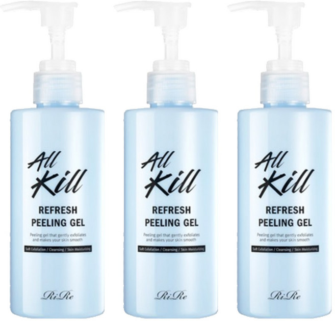 리르 올킬 리프레쉬 필링 젤, 190ml, 3개