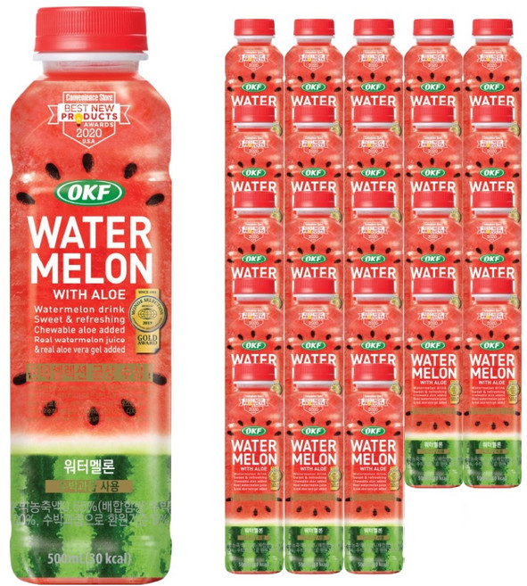 2위 - 오케이에프 워터멜론, 500ml, 24개