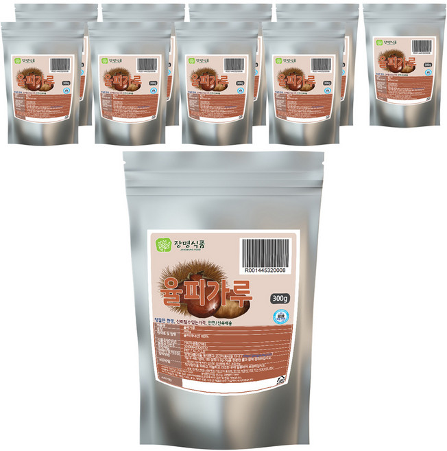 장명식품 율피가루, 10개, 300g