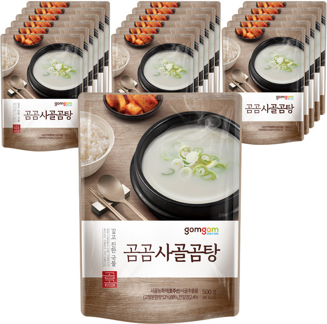 곰곰 사골곰탕, 500g, 18개