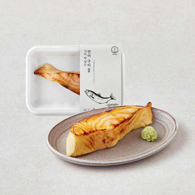 설래담 연어구이, 1개, 100g