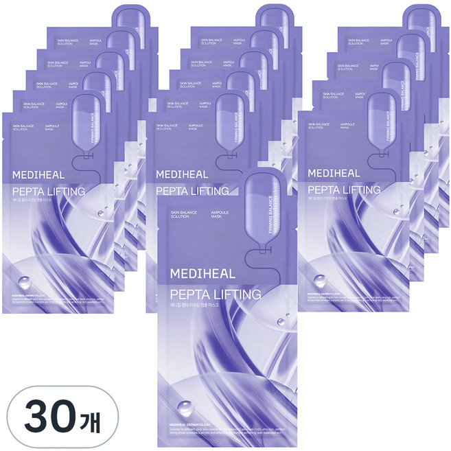 메디힐 펩타 리프팅 앰플 마스크 20ml, 1개입, 30개