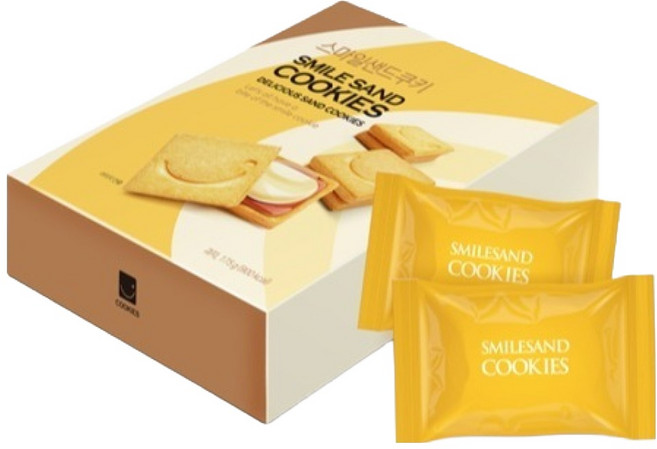 스마일샌드쿠키, 175g, 1개