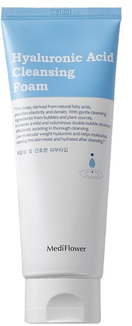 MediFlower 台灣公司貨 玻尿酸深層保濕洗面乳, 1個, 150ml