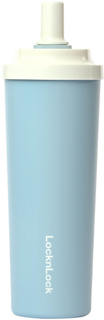 LocknLock 樂扣樂扣 SU SU 不鏽鋼吸管杯, 蝶豆藍, 1個, 750ml