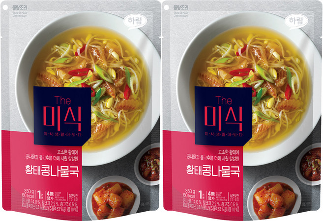 더미식 황태콩나물국, 350g, 2개