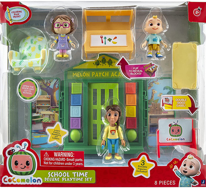 코코멜론 스쿨타임 디럭스 역할놀이 세트, 혼합색상, 1개