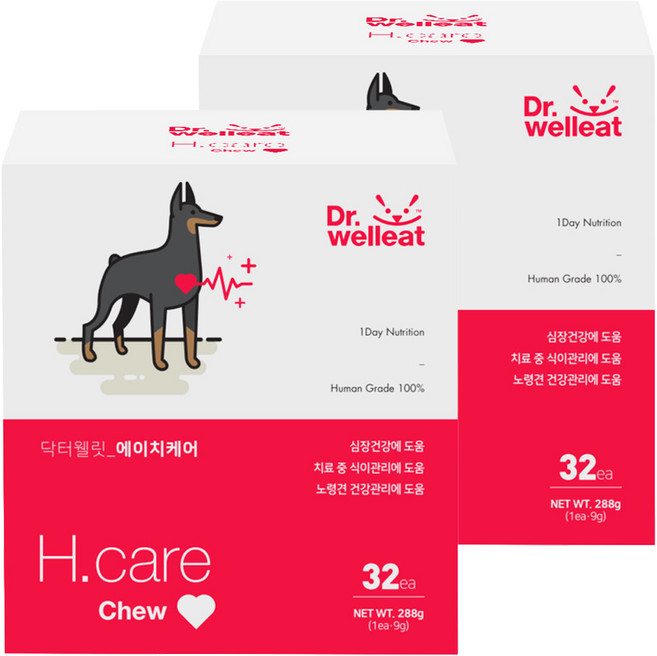 닥터웰릿 강아지 영양간식, 에이치케어, 288g, 2개