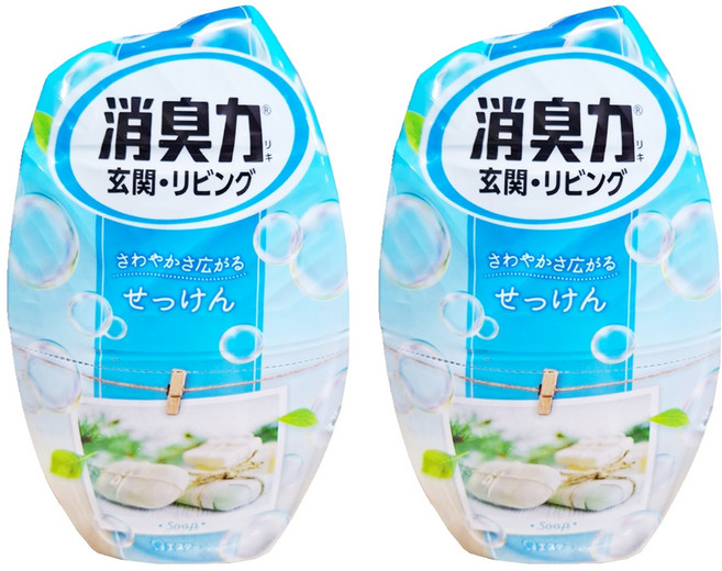 ST 雞仔牌 消臭力 部屋消臭力, 400ml, 2罐, 皂香