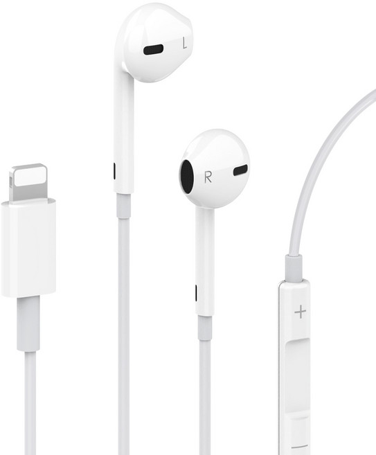 뉴클 이어핏 8핀 오픈형 유선 블루투스 이어폰, SSME-02, 화이트