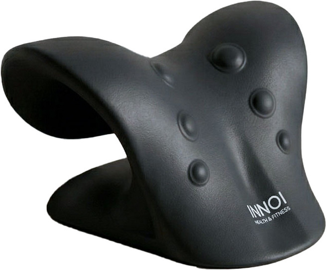 이노이 넥스트레처 목 스트레칭 기구, 블랙, 1개