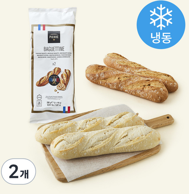 르푸닐드피에르 하프바게트 (냉동), 140g, 2개, 2개입