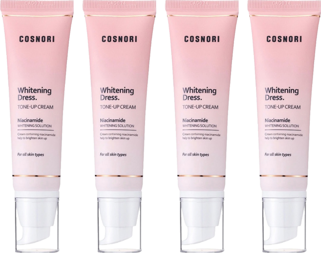 COSNORI 台灣公司貨 櫻花淨白提亮素顏霜 50ml, 單色, 4條