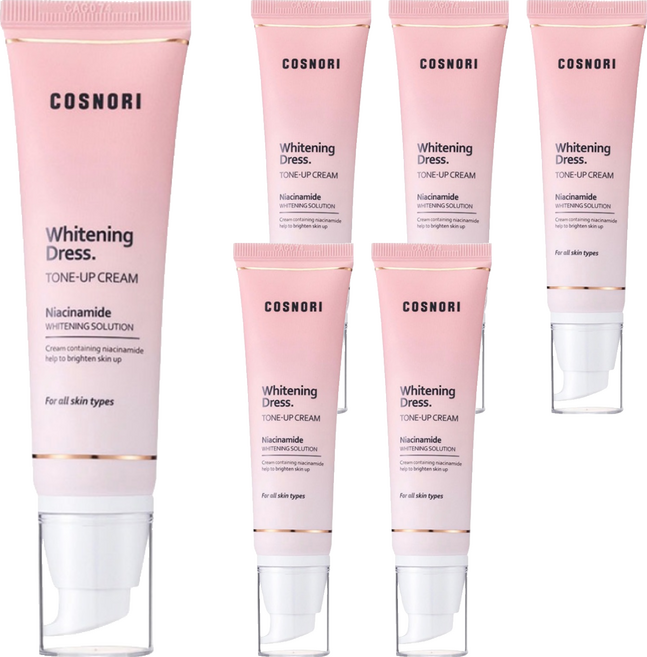 COSNORI 台灣公司貨 櫻花淨白提亮素顏霜 50ml, 單色, 6條