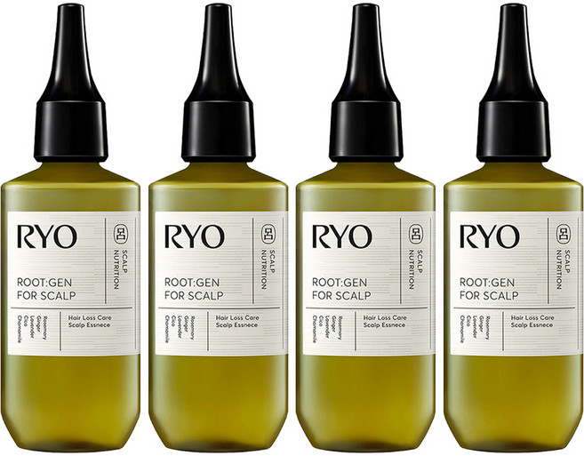 려 루트젠 탈모 증상 전문 케어 두피 에센스, 80ml, 4개