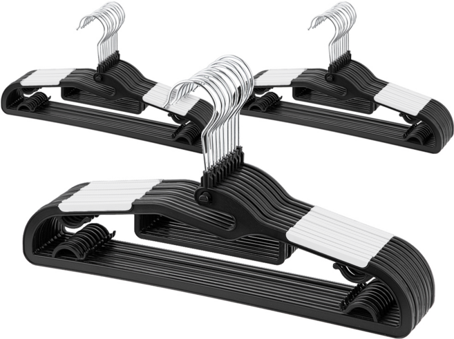 코멧 베이직 논슬립 회전형 옷걸이, 화이트, 30개