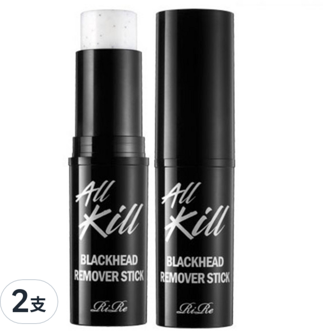RiRe All Kill 去黑頭粉刺清潔棒 含植物萃取 鎮定保濕 清潔毛孔 溶解汙垢油脂, 2支