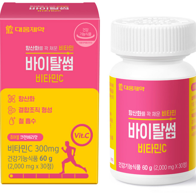 대웅제약 바이탈썸 비타민C 60g, 1개, 30정