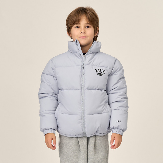 예일키즈 주니어 아동용 예일 클래식 세미오버핏 숏 푸퍼 YJCPJPD43156