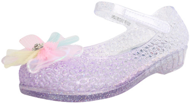 슈펜키즈 여아용 눈꽃엘사 라이팅 말랑 젤리슈즈 VKDJ78S1D