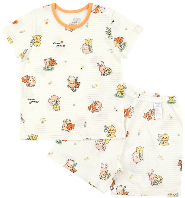 메이키즈 플라워애니멀 5부 변화지 상하의 세트