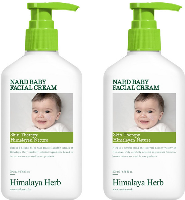 나드 부케가르니 베이비 페이스 크림, 2개, 200ml