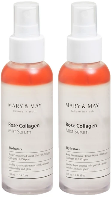 마리엔메이 로즈 콜라겐 미스트 세럼, 2개, 100ml - 쿠팡